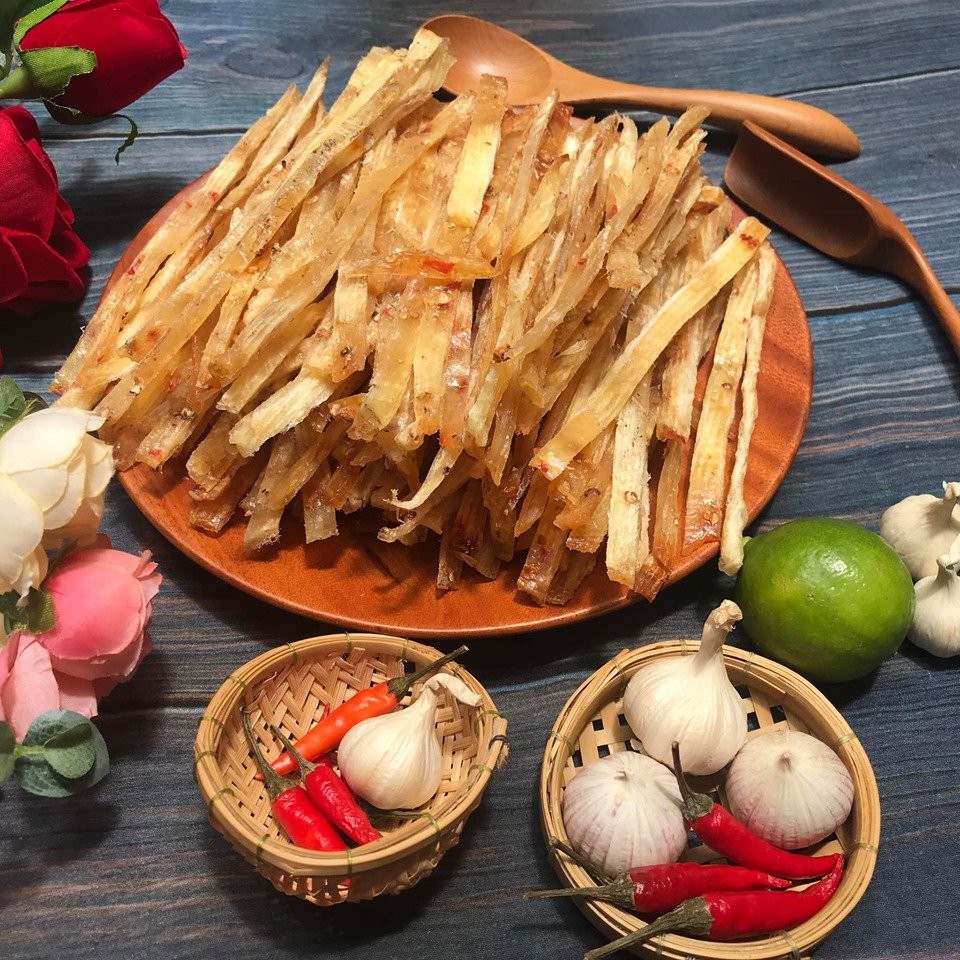 Khô cá thiều cắt sợi que 250g thơm ngon