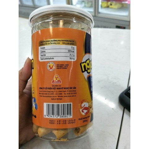 Chả giò sấy giòn ăn liền hải sản hộp 250g - Chả giò ALNN Hải sản Vissan 250g