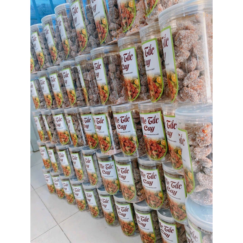 Kẹo me tắc xí muội chua cay hộp 500g
