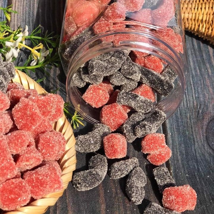 Kẹo dẻo dâu tây dâu tằm Đà Lạt chua ngọt 400g