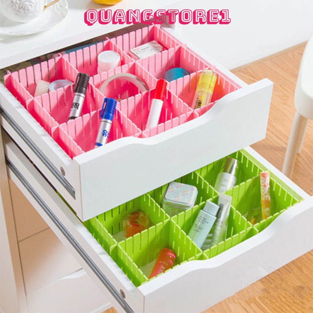 01 Tấm Chia Ngăn Bàn, NGĂN KÉO V6 - Để Đồ Lót (Mua Nhiều Tấm Để Ghép, Có Thể Cắt Ngắn)