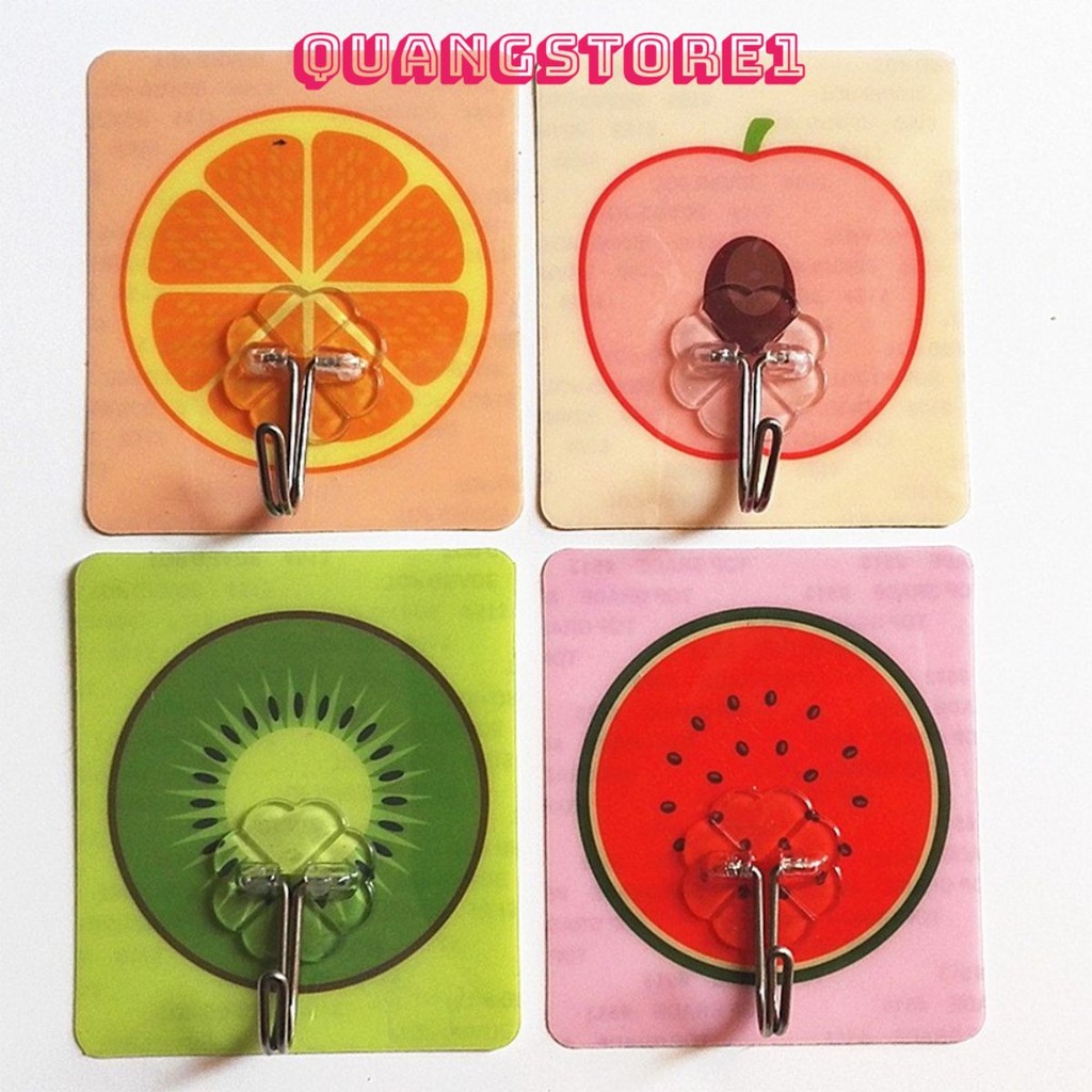 [COMBO 10] Móc Dán Tường Treo Đồ Cute Nhiều Hình 3D Kiểu 2 - Siêu Dính Cường Lực Thần Thánh - 7.8*8.5 Cm