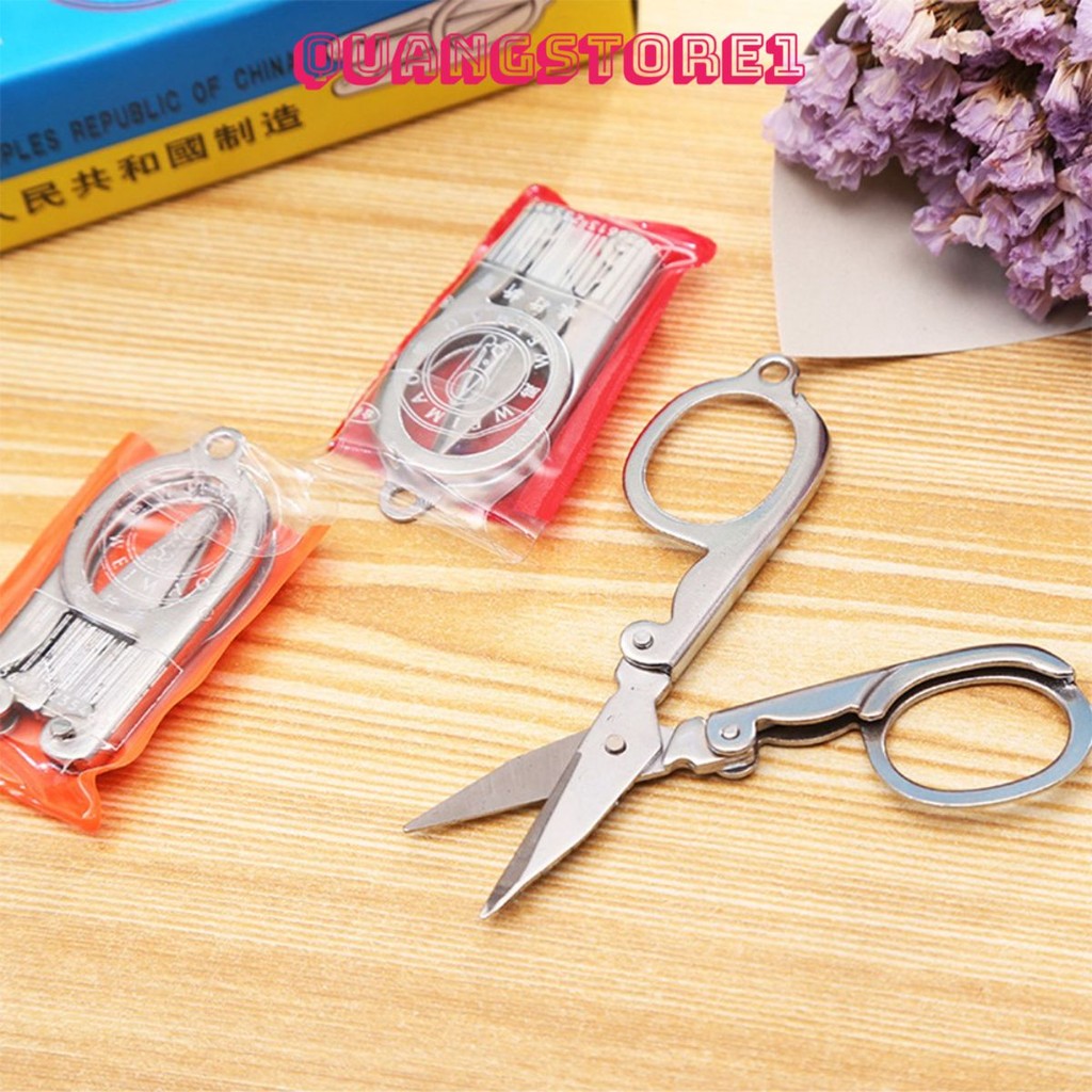 Kéo Cắt Đa Năng GẤP GỌN Mini Bỏ Túi - Tỉa Lông Mũi