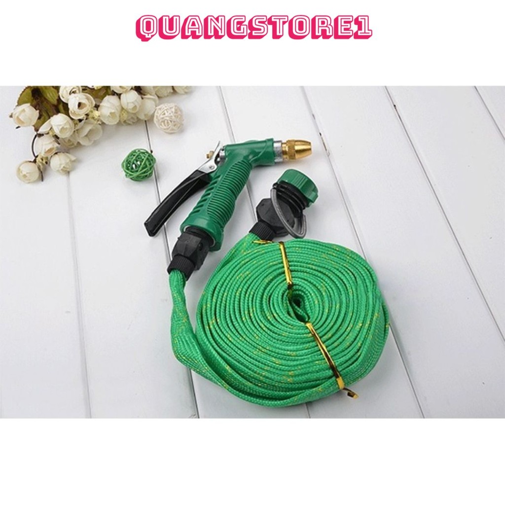 Bộ Vòi Phun Nước Tăng Áp Lực- Dài 10/15/20 Mét - Rửa Xe - Tưới Cây Sân Vườn Kiểu Mới K102