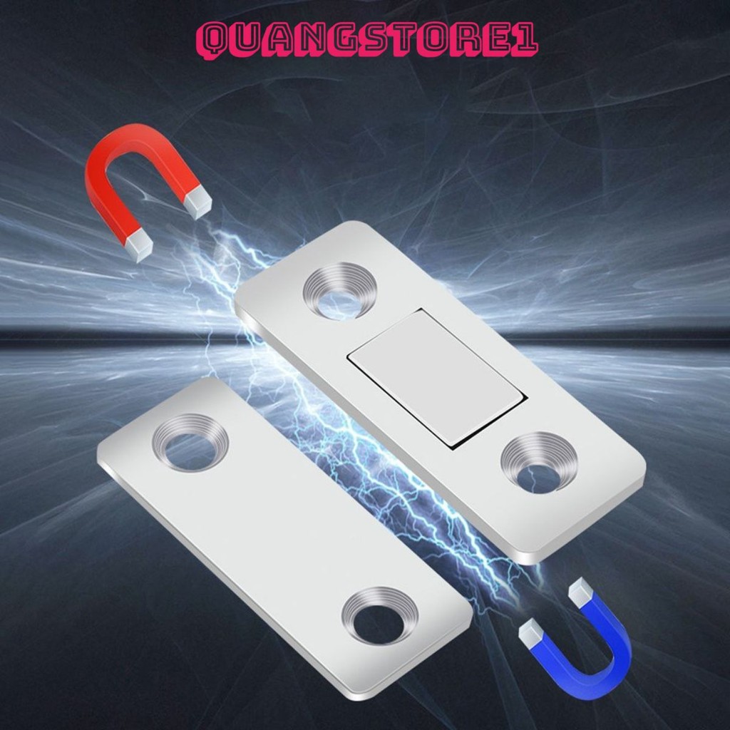 Bộ giữ cửa nam châm siêu chắc dán tủ bắt vít tủ cửa từ tính mạnh mẽ miếng đóng cửa tự động thông minh giá rẻ