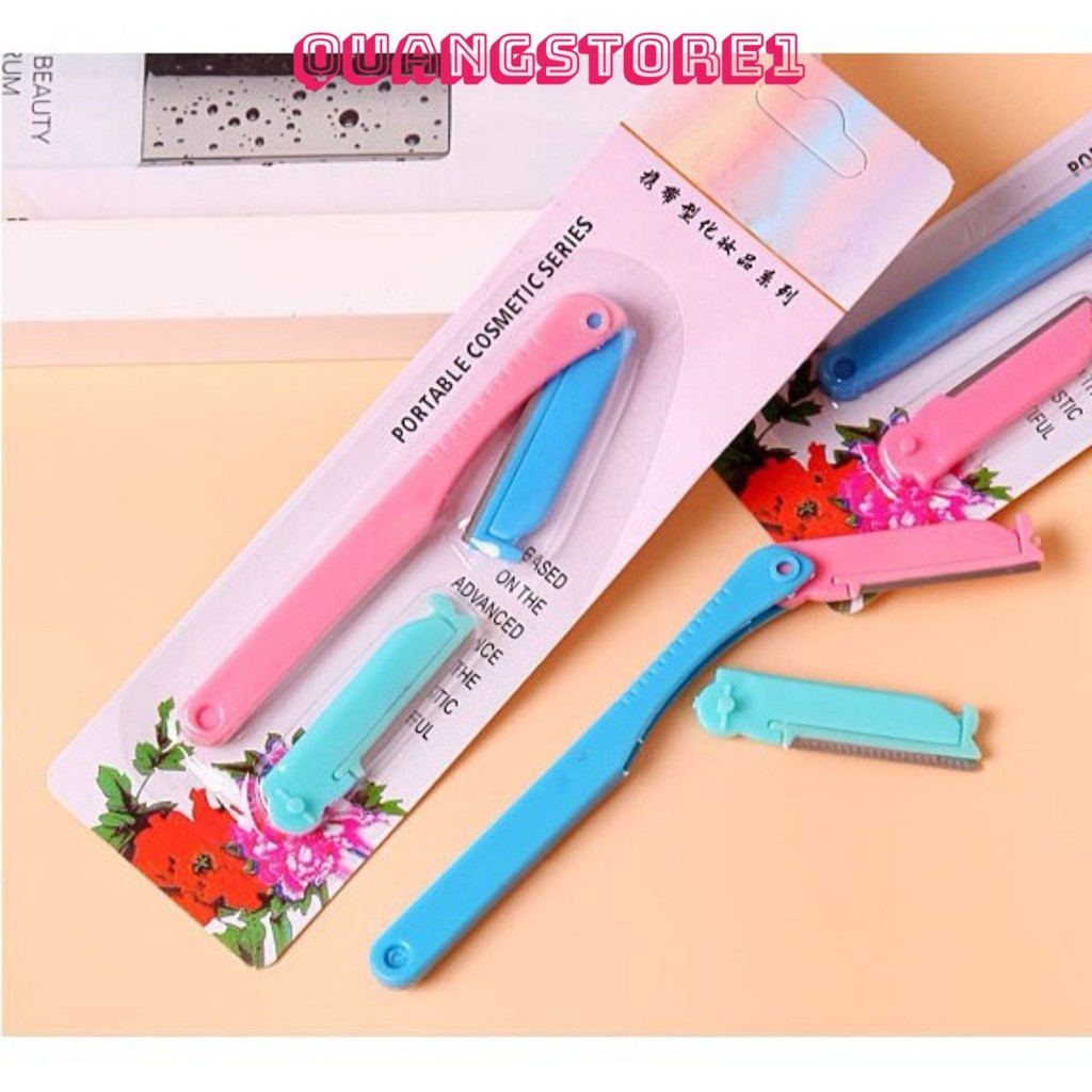 Bộ 10 dao cạo lông mày tiện dụng 2 lưỡi - DAO CẠO LÔNG ĐA NĂNG