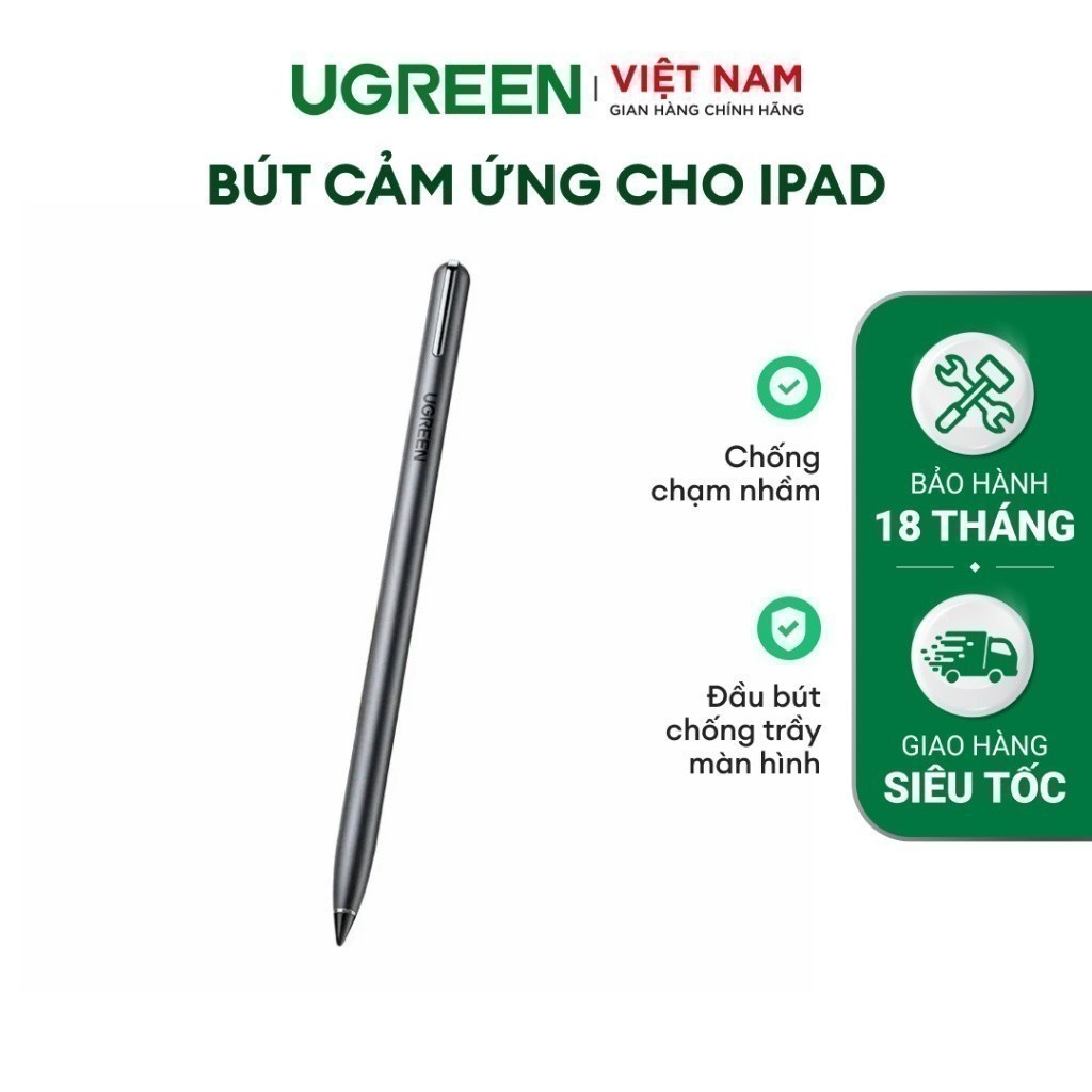Bút cảm ứng cho iPad UGREEN LP221 Chống chạm nhầm Tắt sau