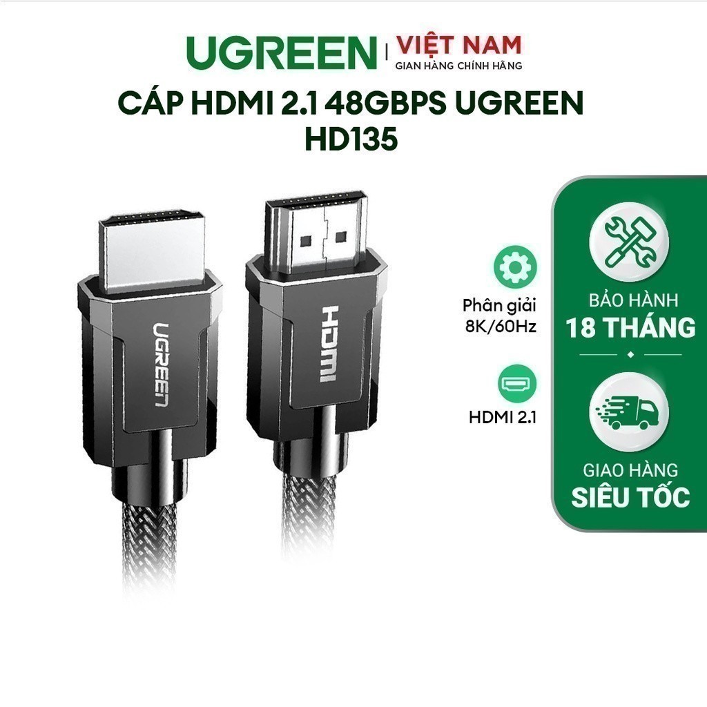 Cap HDMI 2.1 48Gbps Ugreen HD135 H tr phan gi i 8K 60Hz S d ng cho Xiaomi TV Box PS5 HUB USB Truy n t i tin hi u Shopee Vi t Nam