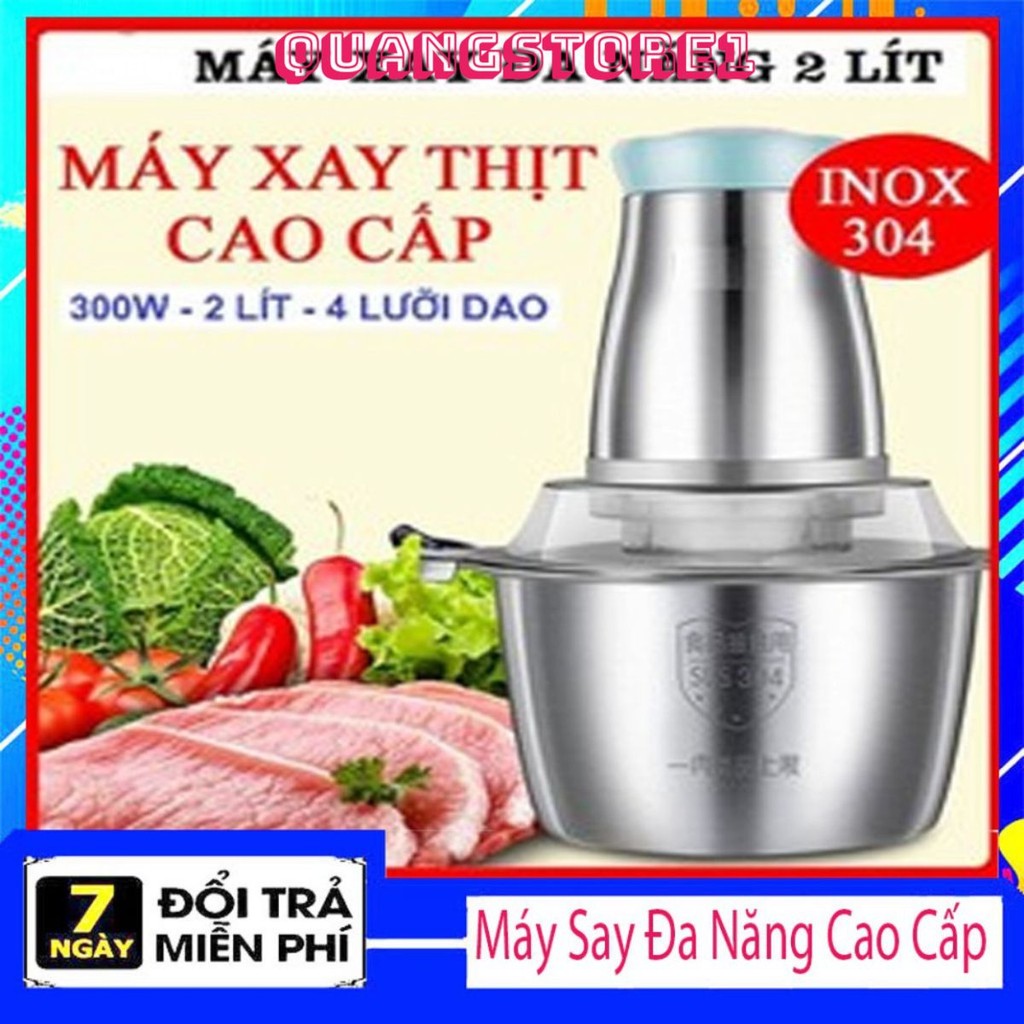 Máy Say Thịt Mini Đa Năng Cầm Tay Cao Cấp Công Xuất Lớn Cối Inox 304 .