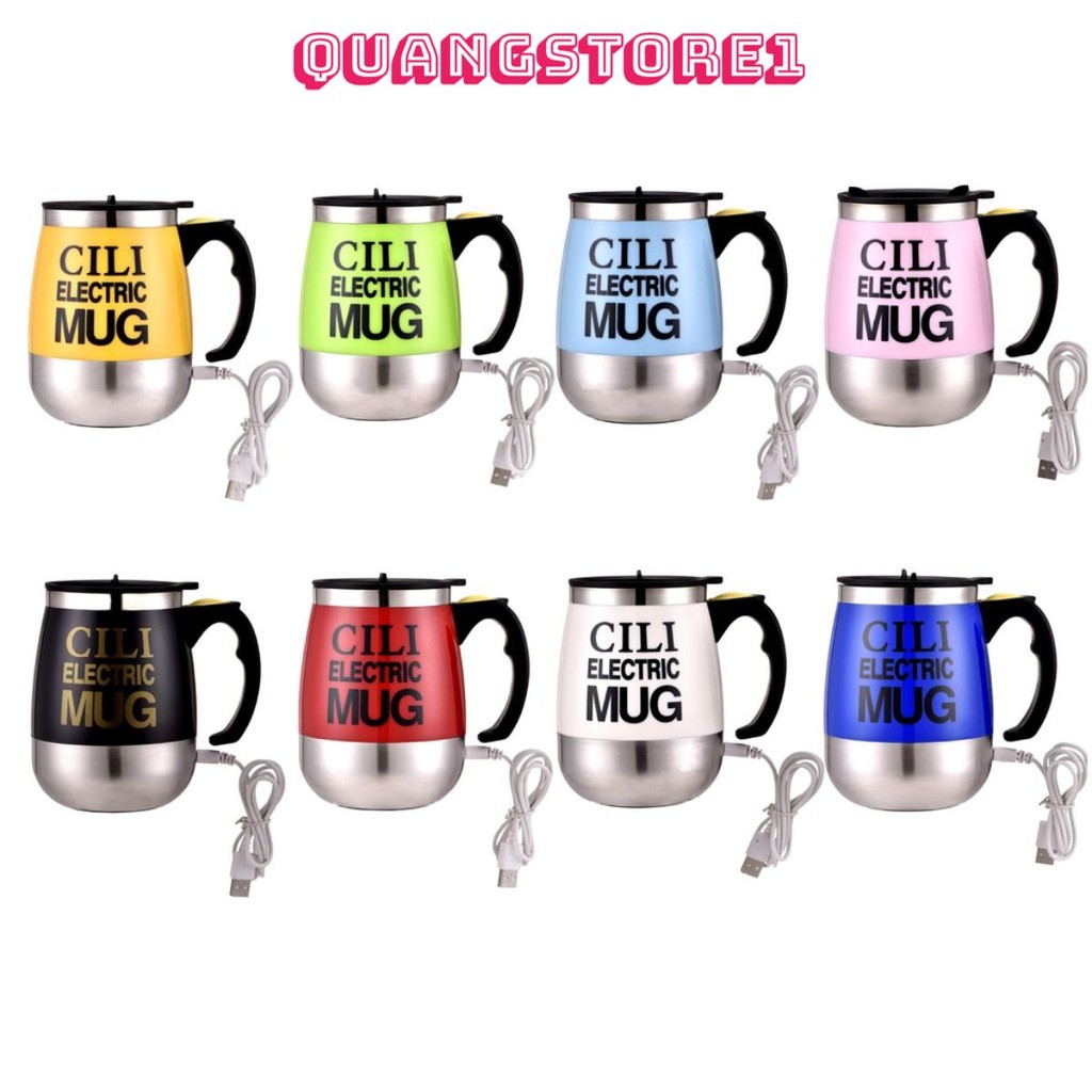 LY PHA CAFFE TỰ ĐỘNG - Cốc Pha Cà Phê Tự Khuấy Thông Minh Self Stirring Mug 450ml - #COCPHACAFE