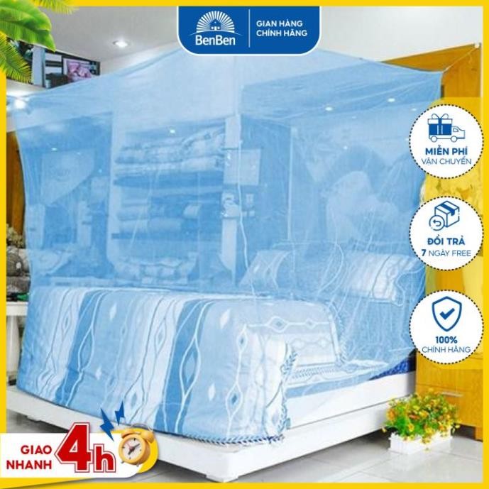 Ảnh Mùng ngủ giăng dây đủ kích thước, màn ngủ dày lỗ nhỏ chống côn trùng tuyệt đối - Ben Ben 2