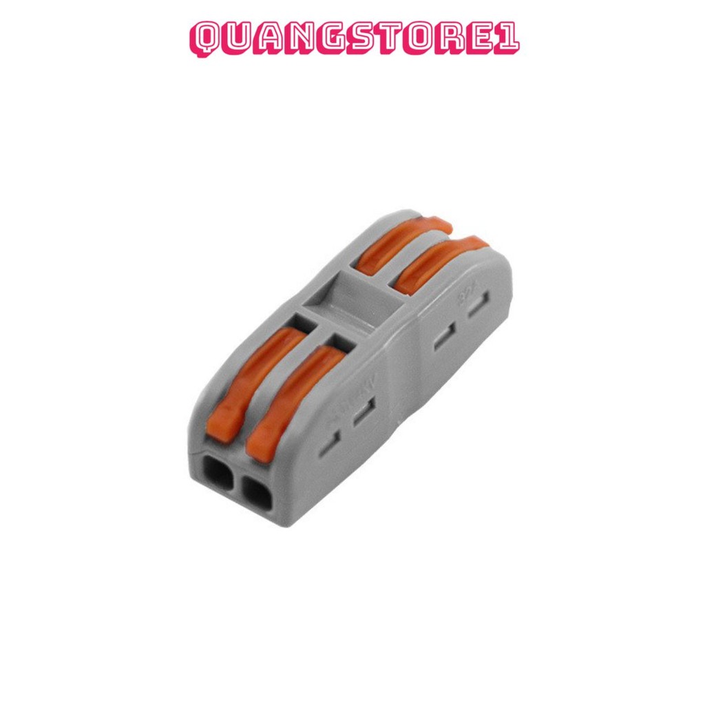 PVN32340 Đầu khớp cút cầu nối nhanh dây điện siêu nhanh siêu tiện lợi 2P 2 đầu 4 cổng an toàn thông minh T2