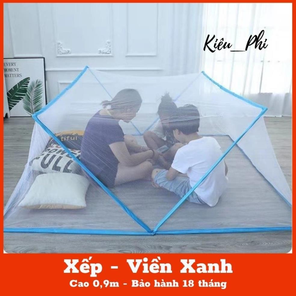 Ảnh Màn Mùng chụp tự bung xếp thông minh gấp gọn tiện dụng ngủ chống muỗi người lớn Kiều Phi khung xếp 1