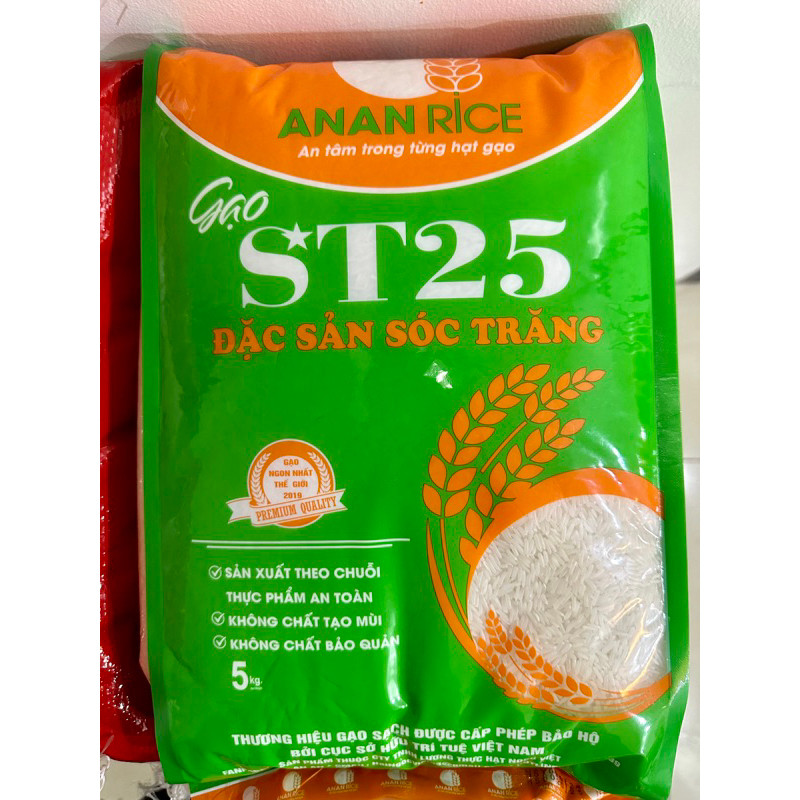 [HỎA TỐC] Gạo ST25 An An Rice (Bọc 2 lớp) | Shopee Việt Nam