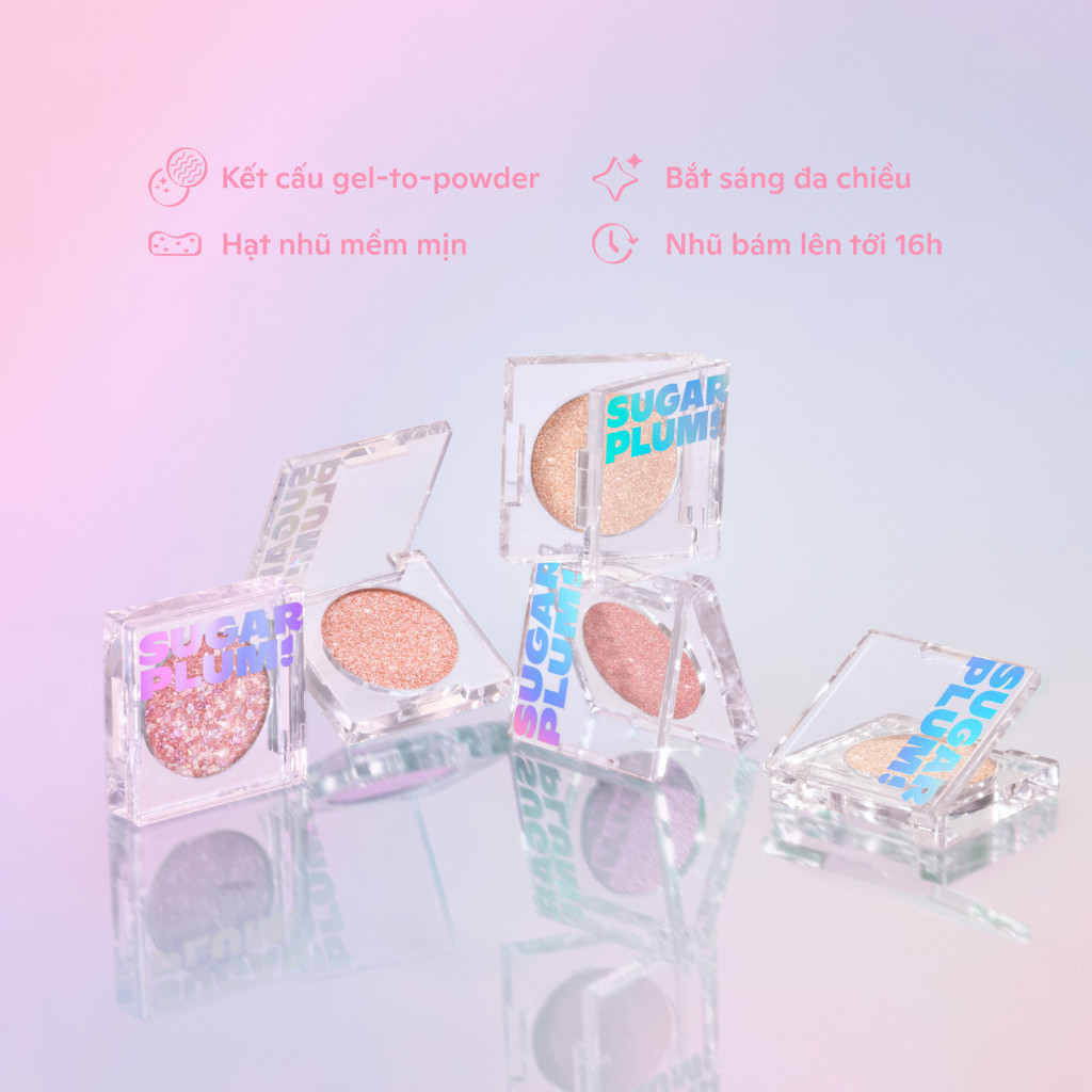 Ảnh Nhũ Mắt Thuần Chay SUGARPLUM Pixie Bae Glitter Eyeshadow (2.5g) 1