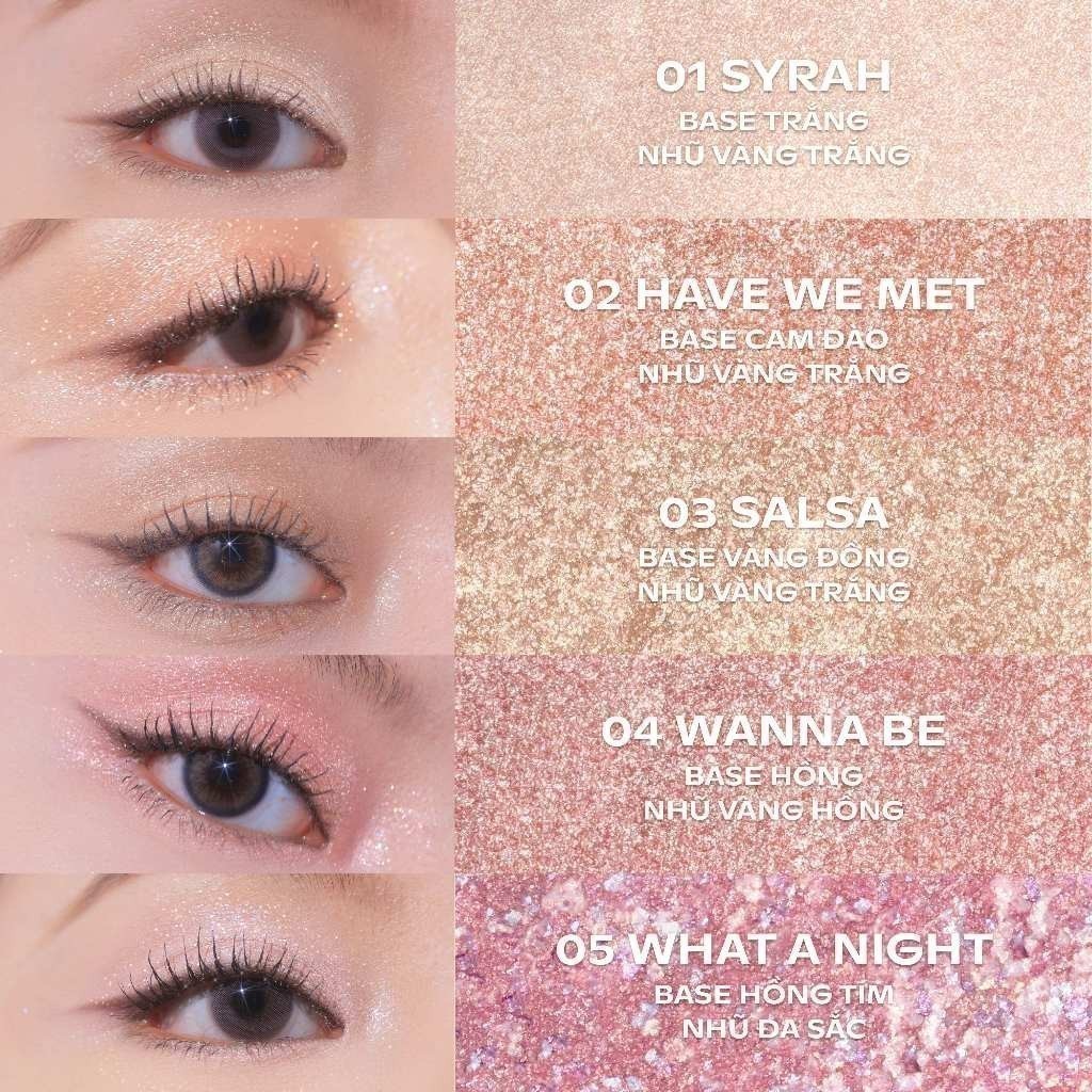 Ảnh Nhũ Mắt Thuần Chay SUGARPLUM Pixie Bae Glitter Eyeshadow (2.5g) 2