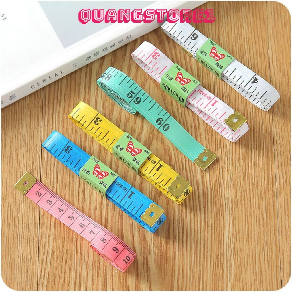 (COMBO 20) Thước Dây 1.5m Nhiều Mầu Đo Chiều Cao Trẻ Em Đo Chỉ Số Ba Vòng Đa Năng, Thước Dây May Đồ, Thước Dây Đo 3 Vòng