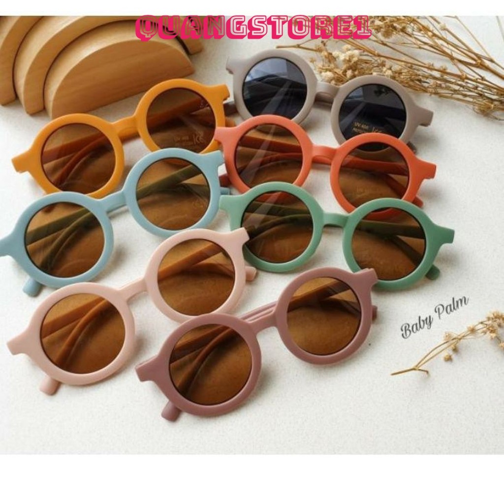Kính Mát, Kiếng Mát Trang Trí Chống Tia Uv Hình Gấu, Đạo Cụ Chụp Ảnh Cho Bé Trai Và Bé Gái Đủ Màu Cho Bé 2 Tuổi - 6 Tuổi