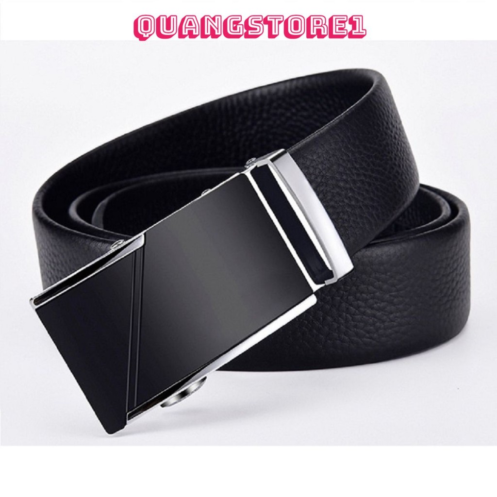 [Dây lưng]Thắt Lưng Da Nam BAELLERRY Cao Cấp Khóa Cài Da Xịn.Dây Nịt Nam Da Bò 100% Mạ Vàng Nam Tính Chính Hãng GC305