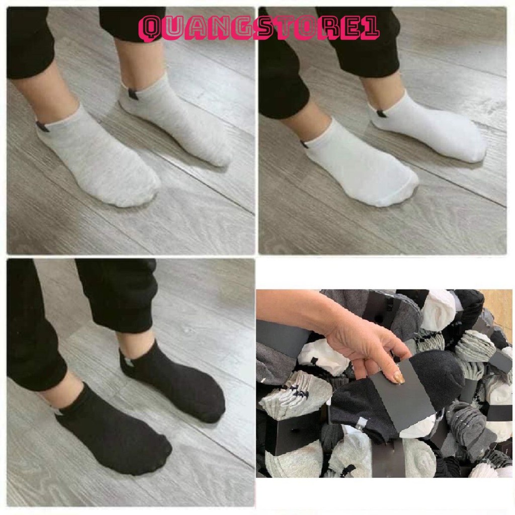 [COMBO] Tất Nam Nữ ZAZA Trơn Thời Trang Cao Cấp Mầu Basic Chất Cotton 100% Giãn Thấm Hút Hàng Nhập Khẩu Chính Hãng GC01