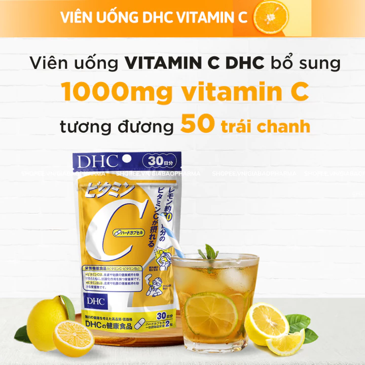 Viên uống bổ sung vitamin C DHC sáng da, mờ thâm, tăng cường đề kháng gói 30 ngày (60 viên) và 90 ngày (180 viên) – 3