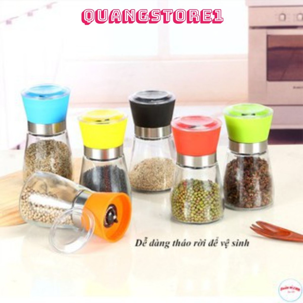 Lọ xay tiêu tiện dụng - HŨ XAY TIÊU CAO CẤP