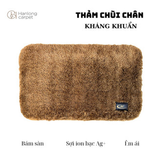 [HL] Thảm chùi chân Hán Long B5 sợi ion bạc kháng khuẩn 99%, mềm mại, thấm nước, chống trượt H24