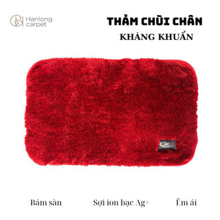[HL] Thảm chùi chân Hán Long B5 sợi ion bạc kháng khuẩn 99%, mềm mại, thấm nước, chống trượt H24