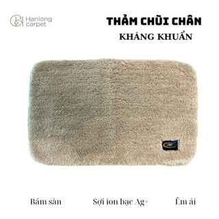 [HL] Thảm chùi chân Hán Long B5 sợi ion bạc kháng khuẩn 99%, mềm mại, thấm nước, chống trượt H24