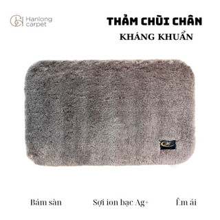 [HL] Thảm chùi chân Hán Long B5 sợi ion bạc kháng khuẩn 99%, mềm mại, thấm nước, chống trượt H24