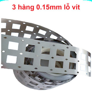 (1 mét) Kẽm hàn pin 32650 mạ niken 0.15mm