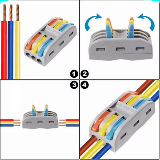 [Ưu đãi] [Combo] Cút nối dây điện nhanh chiu nhiệt nhiều cổng PCT