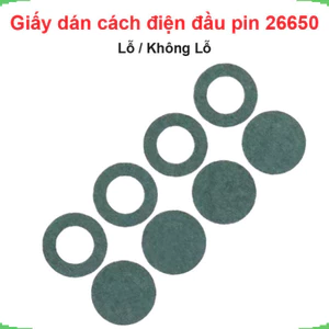 Giấy dán cách điện đầu pin 26650