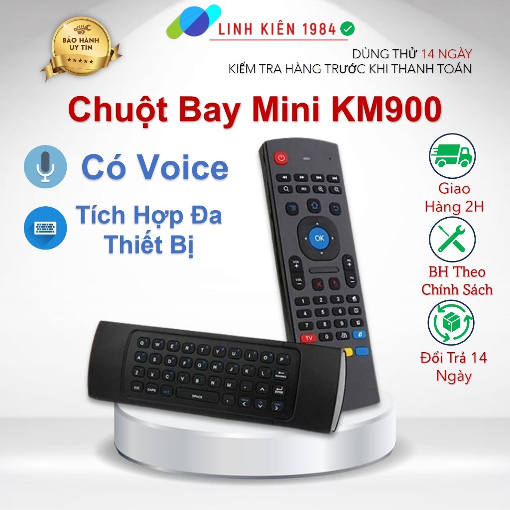 Chuột bay Airmouse có điều khiển bằng giọng nói chuyên dụng cho ...