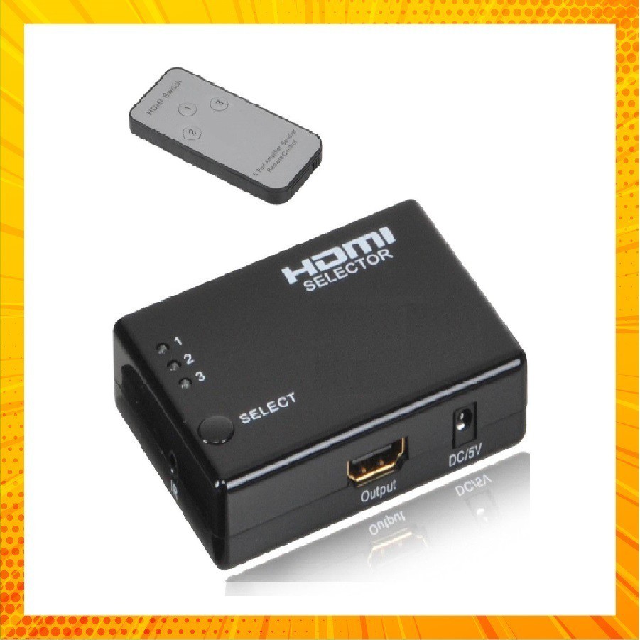 Hub 3 HDMI ra 1 HDMI - có Remote | Shopee Việt Nam