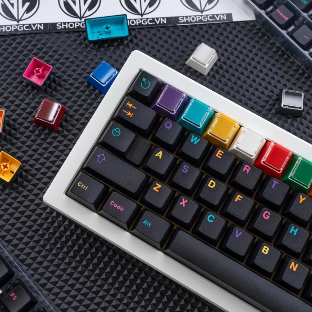 Keycap Mictlan Aifei 121 nút nhựa ABS Doubleshot 