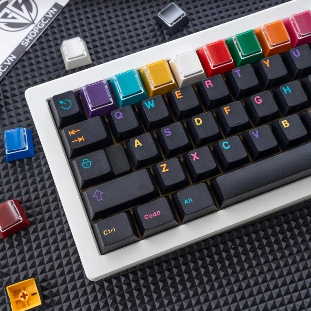 Keycap Mictlan Aifei 121 nút nhựa ABS Doubleshot 