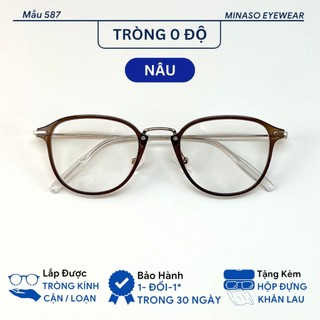 Gọng kính cận nữ nam chống tia Uv bảo vệ mắt thời trang siêu xinh thay được tròng cận 587