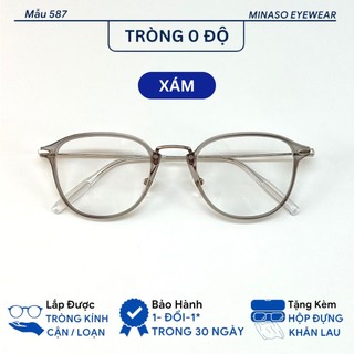 Gọng kính cận nữ nam chống tia Uv bảo vệ mắt thời trang siêu xinh thay được tròng cận 587