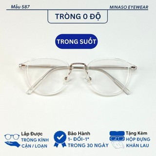 Gọng kính cận nữ nam chống tia Uv bảo vệ mắt thời trang siêu xinh thay được tròng cận 587
