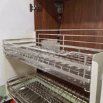 Kệ Đựng Đồ Nhà Bếp Thông Minh Nâng Hạ Inox 304 Rango Điều Chỉnh Cao Thấp Với Hộp Số Chống Kẹt Minh Bảo Hành 3 Năm — ảnh 5