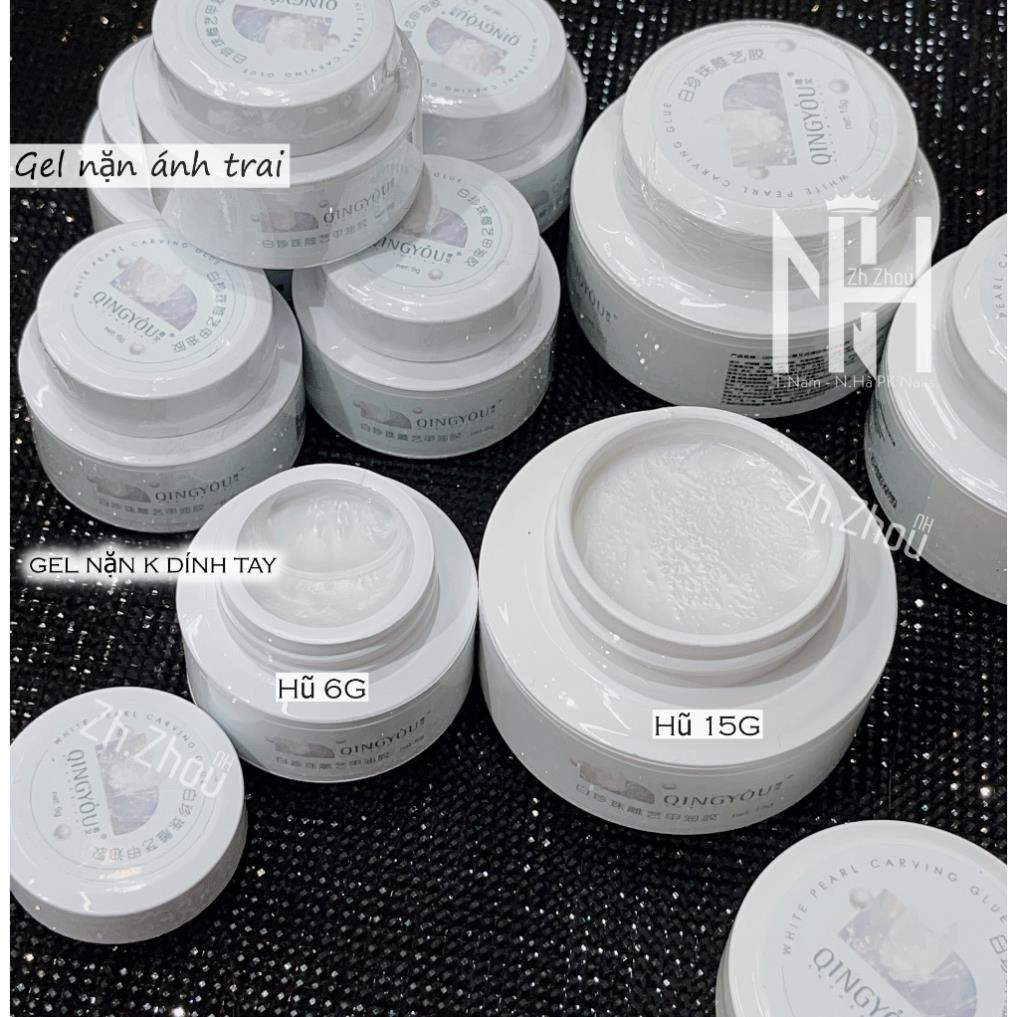 Gel khô nặn 3D Ngọc trai trắng (có vd hướng dẫn)