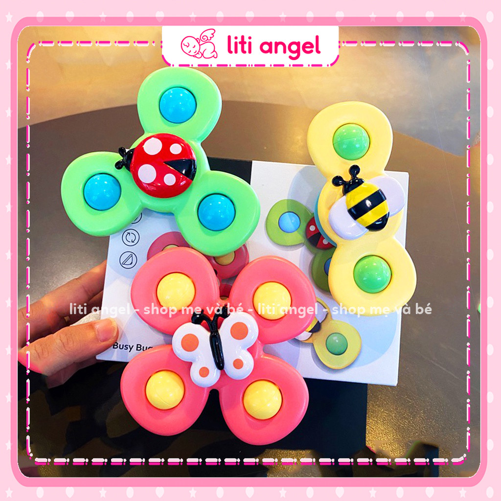 Đồ chơi Con Quay Spinner dính tường, chong chóng quay vui nhộn an toàn cho bé