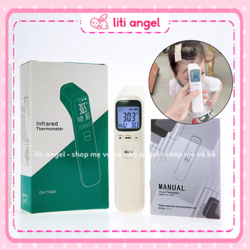 Nhiệt kế điện tử hồng ngoại đa năng Infrared đo nước pha sữa, đo thân nhiệt trán tai cho bé, nhiệt độ thức ăn nước tắm