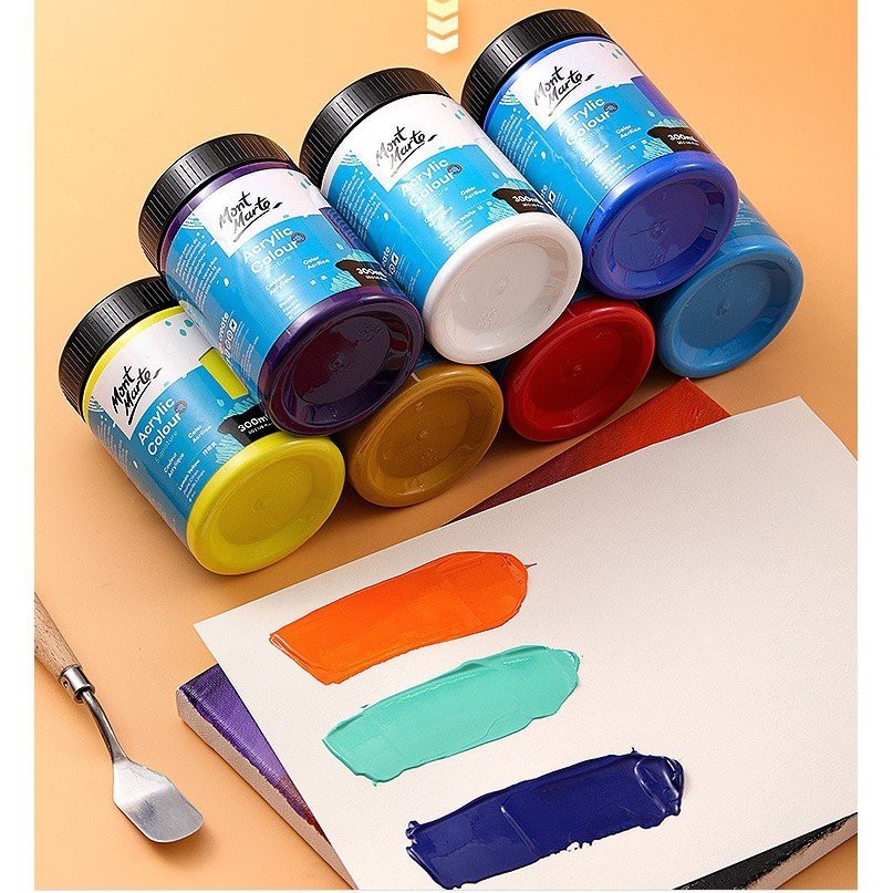 Product image [Hỏa Tốc HCM] Màu Acrylic Mont Marte 300ml Signature 7
