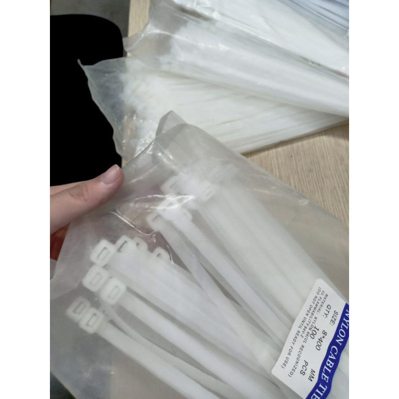 Dây rút nhựa 10cm ,15cm, 20cm, 25cm, 30cm, 40cm ( khoảng 80 sợi/bịch ...