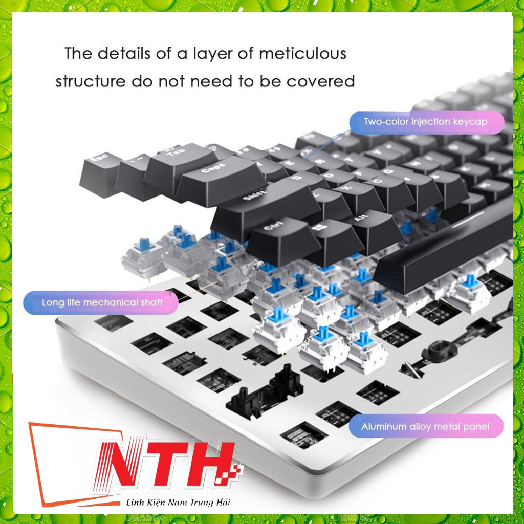 Keycap Layout 104 Keys Black | Shopee Việt Nam