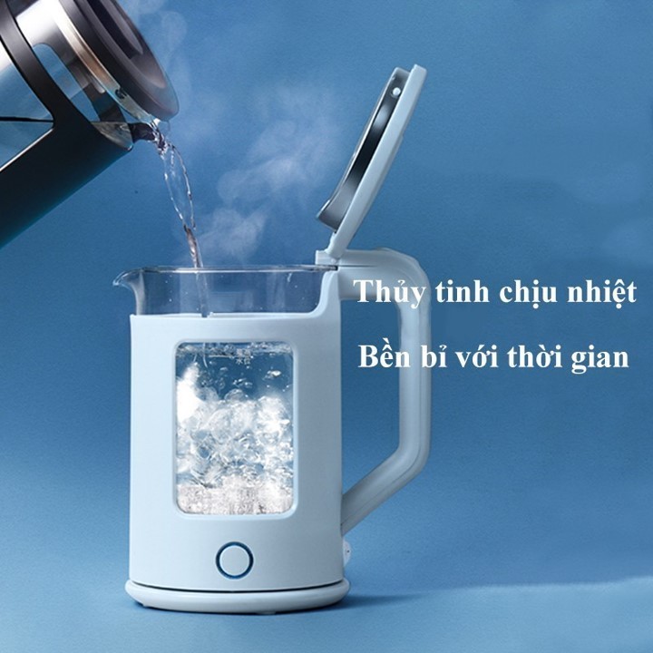 hàng mới- Ấm siêu tốc inox Cuckoo ST13 thủy tinh chịu nhiệt 2.5L bình đun  nhanh 1500W cách nhiệt | Shopee Việt Nam