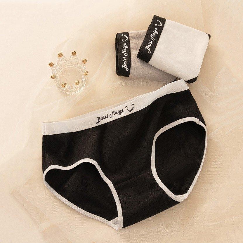 [ Xả Hàng ] Combo 3 Quần lót nữ cotton co dãn cạp vừa, Quần chip nữ đáy may kháng khuẩn ZANABRA L8822