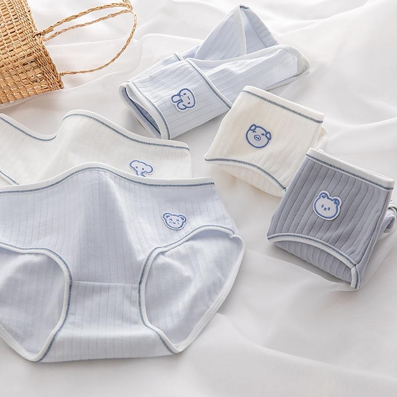 Combo 5 Quần Lót Nữ Hình Thú Ngộ Nghĩnh - Set 5 Quần Lót Cotton Kháng Khuẩn, Khử Mùi ZANABRA L861